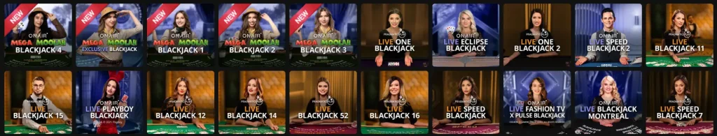 Live Blackjack